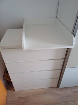 Přebalovací pult nástavec na komodu Malm Ikea