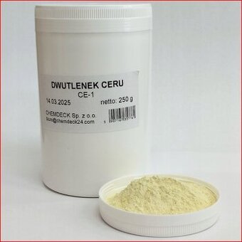 Prášek na leštění skel Oxid křemičitý Ceru Typ I 250g TOP