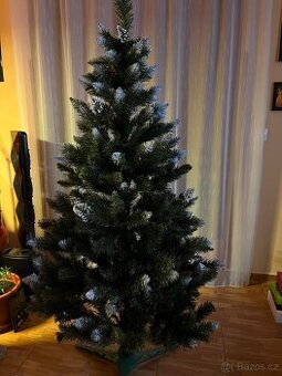 Vánoční stromek Borovice diamantová 180 cm s šiškami