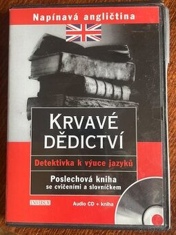 Napínavá angličtina Krvavé dědictví  AudioCD + kniha