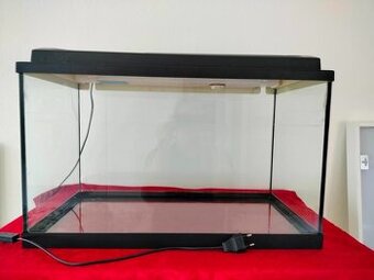 Akvárium 63l (EHEIM aquapro 60) + fototapetu