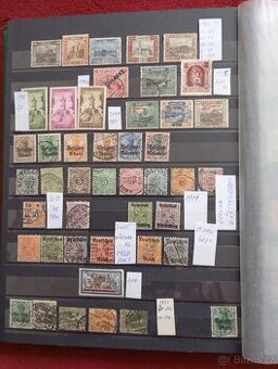 Sbirka známek staro Nemecke staty.