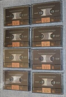 MAXELL XL II - S 90min, typ II CrO2, celkem 8ks