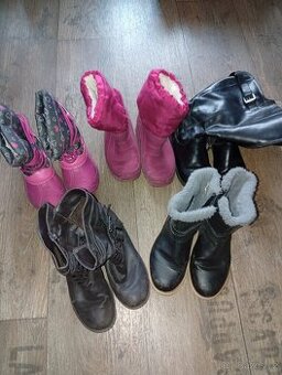 dětské boty zimní vel.29-33 3+1zdarma