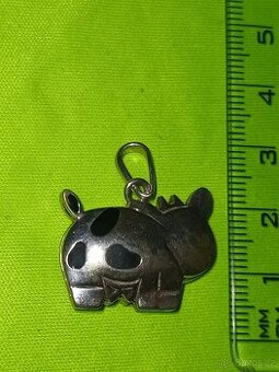 Přívěsek slon a kravička