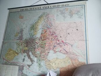 Školní nástěnná mapa