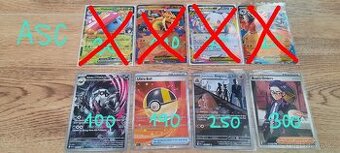 Pokémon karty hity + EX