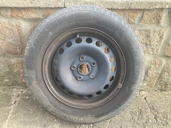 Ocelový disk 15” s pneu Škoda Octavia