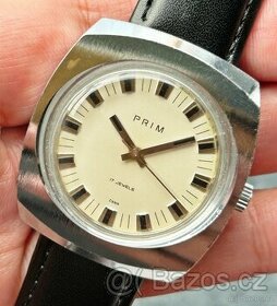 Československé mechanické vintage retro hodinky PRIM Hulk