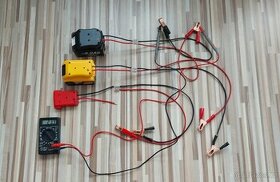 Startovací kabely+redukce pro Aku batrii Makita 18V-20V - 1