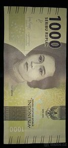 1000 Rupií Indonésie 2016 UNC