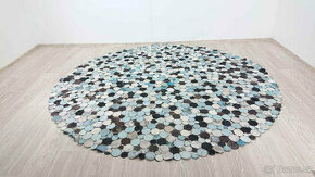 Kusový koberec Circle Multi Blue o 250 cm Kare Design