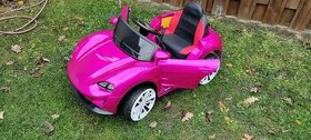 Nové růžové dětské elektrické autíčko 4x4 Neos