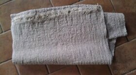 Ručně tkané hrubé plátno k dekoraci
