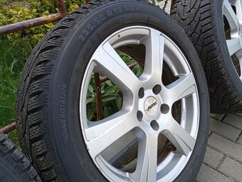 Prodám celou sadu kol s pneu zimní 225/50 R 17 98 V