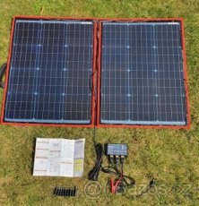 Solární nabíjecí skládací kufr flexibilní 110W - obytný vůz - 1