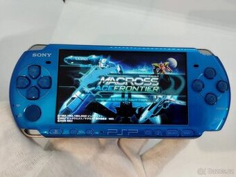 PSP 3000 rare Blossom Blue včetně boxu