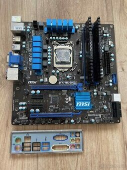 Základní deska MSI H77MA-G43, i5 3570k, 2x4gb Ram