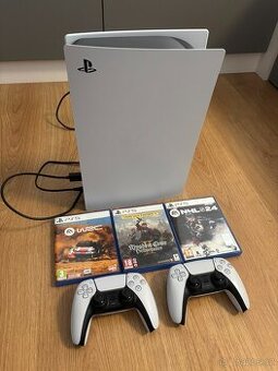 PS 5 + hry + Playseat