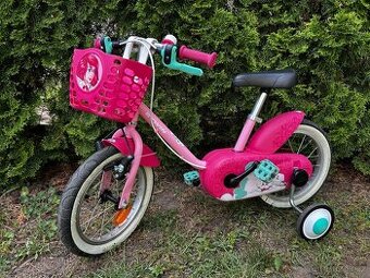 Dětské kolo s přídavnými kolečky 14”