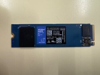 WD BLUE SSD SN570 NVME 500GB PCIE