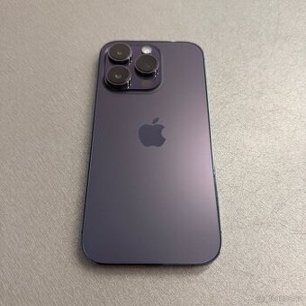 iPhone 14 Pro 512GB deep purple, bez škrábance, záruka