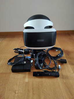 PS VR pro PS4/PS5, PS kamera, stojánek a nabíjecí stanice