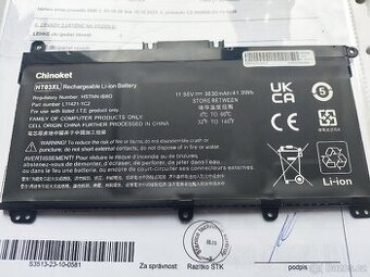 NOVÁ originální baterie HT03XL