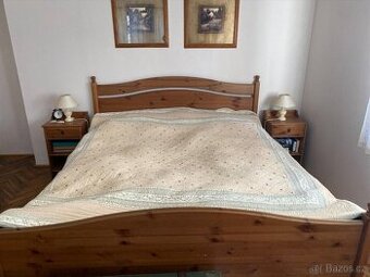 Manželská postel Ikea Leksvik