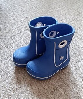 Holínky CROCS dětské modré vel. 6/7, 14 cm