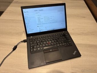 Notebook Lenovo ThinkPad T460s i5 6300U 12GB RAM, 256GB NVME