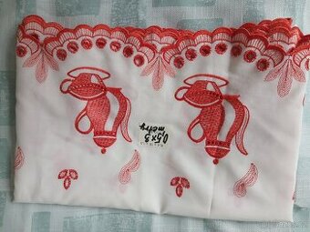 Záclona do kuchyně na chalupu RETRO