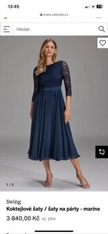 společenské šaty SWING vel. 36