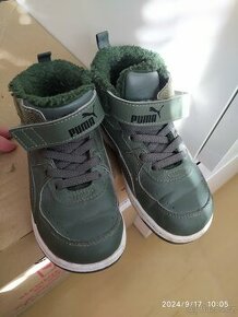 Dětské zateplené boty Puma vel.27