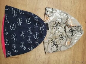 Čepice jaro/podzi, dívčí 2x, bavlna