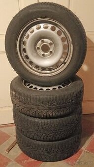 Plechové disky VW 5x112 6,5J et33 +zimní 205/60 R16