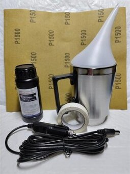 Sada na renovaci světlometů + náplň 100ml.  Bez nutnosti leš