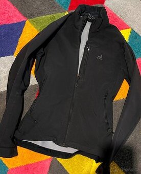 ADIDAS  SOFTSHELL DÁMSKÁ  KRÁSNÁ SLIM SPORT BUNDA  38