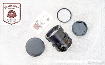 Leica Summicron R 90mm f/2, Leitz Canada 1981 Servis 02/2026