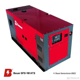 Nouzový generátor 40 kW Bauer GFS-40 ATS — německá kvalita