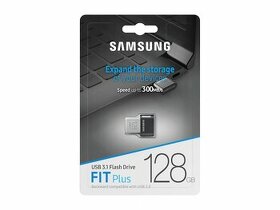 flash disk Samsung Fit Plus 128GB, 420MBs zár. fak. 2028 +