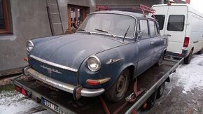 Škoda 1000 MB rok 1967 , s SPZ + TP