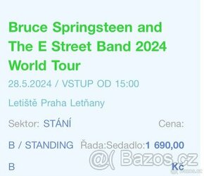 Springsteen Praha 28.5
