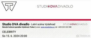 2 vstupenky na Studio DVA - Letní scéna Vyšehrad - CELEBRITY