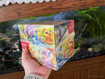 Prismatic Evolutions Mini Tin Display
