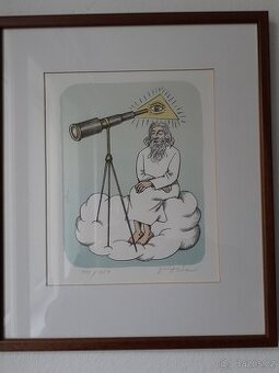 Originální litografie Jiří Slíva