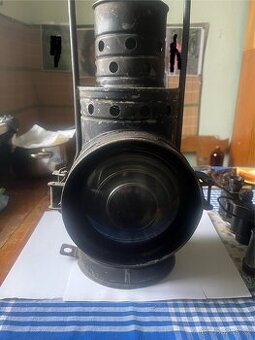 Nádražní petrolejová lampa 2. světová válka