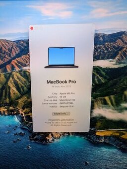 MacBook Pro 14, M3 Pro 18/512 GB + Apple mouse