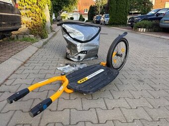Weber monoporter - odpružený jednostopý nákladní vozík