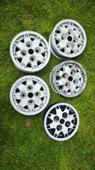 5ks alu kol Meteor ll , 4x130 , 5Jx13 , Škoda 105-136, Rapid